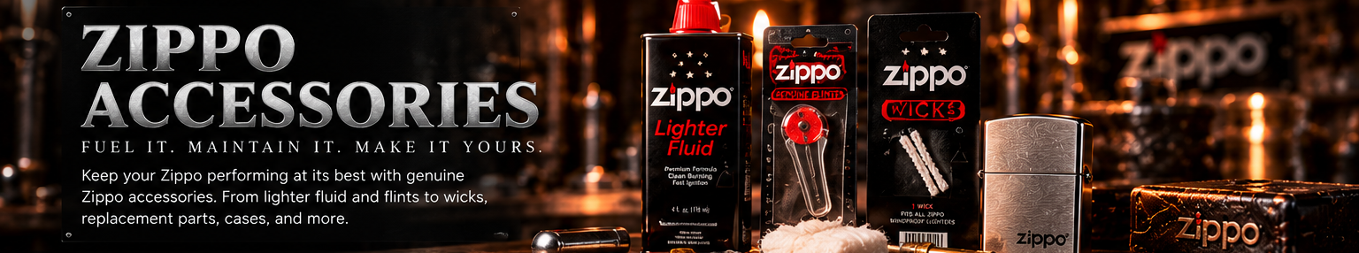 Zippo accessories. Fuel it. Maintain it. Make it yours.