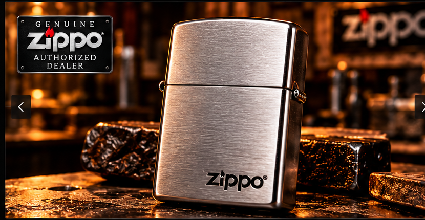 Brushed Chrome lighter
