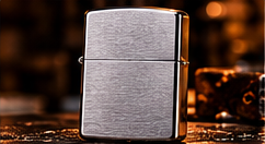 Brushed Chrome lighter