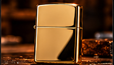 High Polish Brass lighter